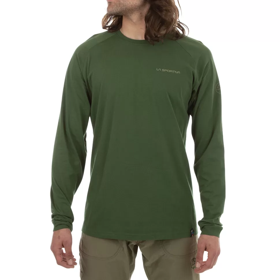 Sale | Shirts^La Sportiva BACK LOGO LONG SLEEVE M Carbon/Lime Punch