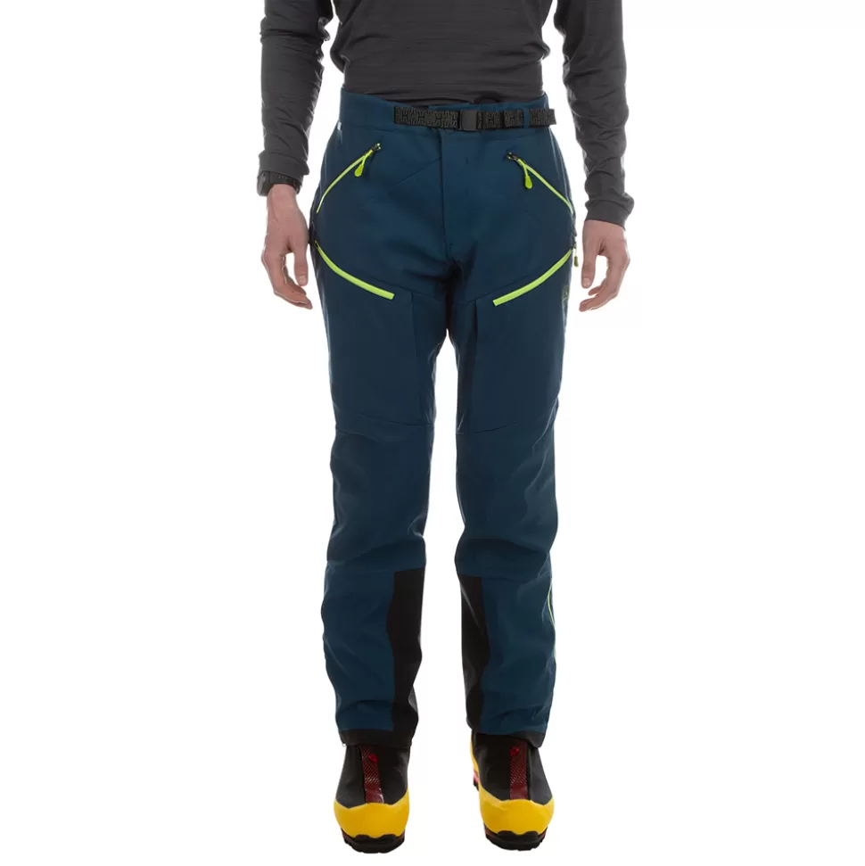 Sale | Pants^La Sportiva BERNINA 3.0 PANT M Storm Blue/Lime Punch