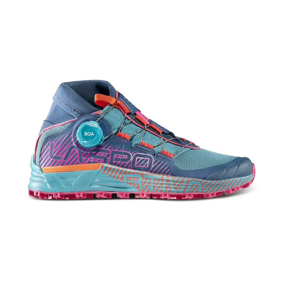 Running^La Sportiva CYKLON WOMENS Storm Blue/Cherry Tomato