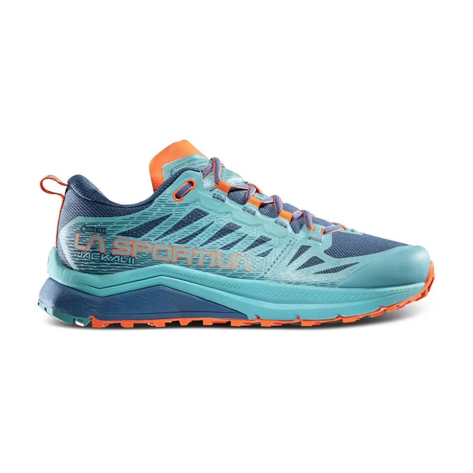 Running^La Sportiva JACKAL II GTX WOMENS Storm Blue/Lagoon