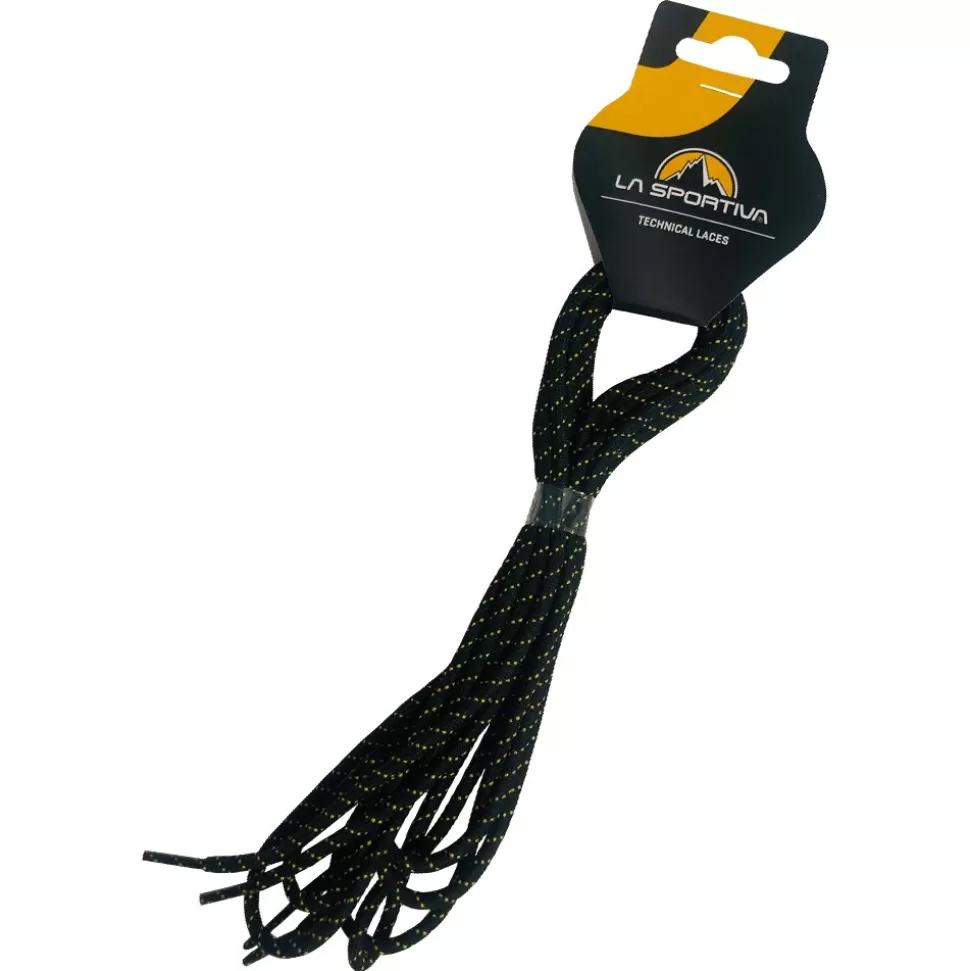 Accessories^La Sportiva SHOELACES-APPROACH (147 cm) BLACK/YELLOW