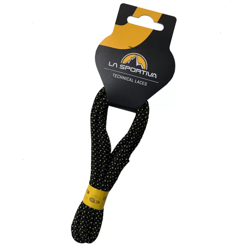 Accessories^La Sportiva SHOELACES-CLIMBING (115 cm) BLACK/YELLOW