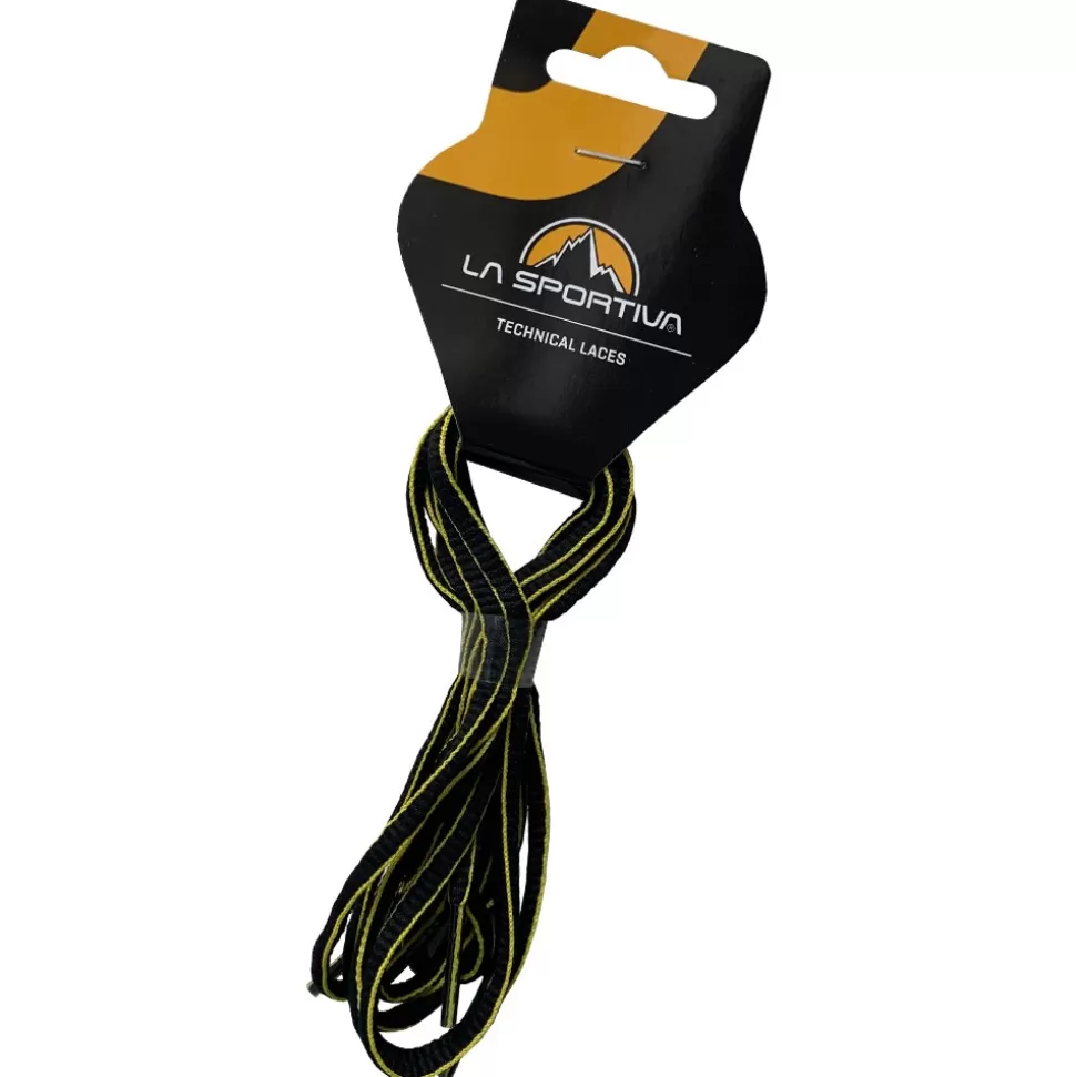 Accessories^La Sportiva SHOELACES-MTN RUNNING (107 cm) BLACK/YELLOW