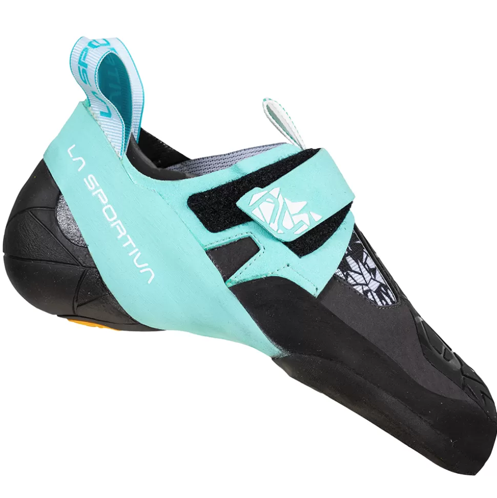 Climbing^La Sportiva SKWAMA VEGAN WOMENS Carbon/Turquoise