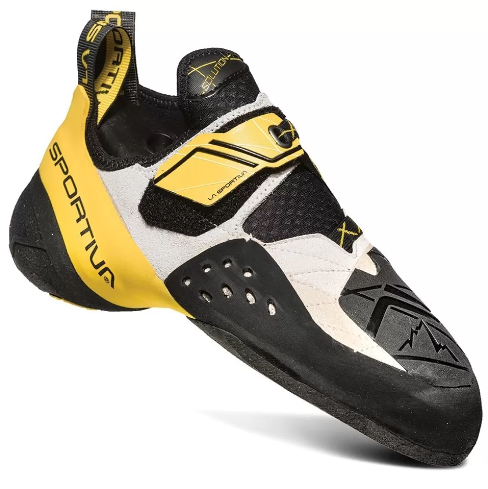 Climbing^La Sportiva SOLUTION White/Yellow