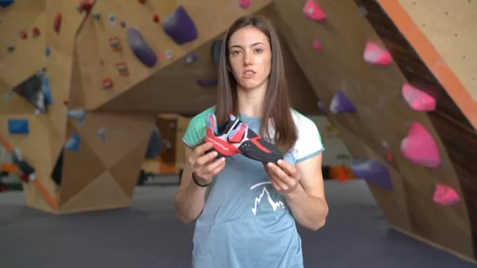 Climbing^La Sportiva SOLUTION COMP WOMENS Hibiscus/Malibu Blue