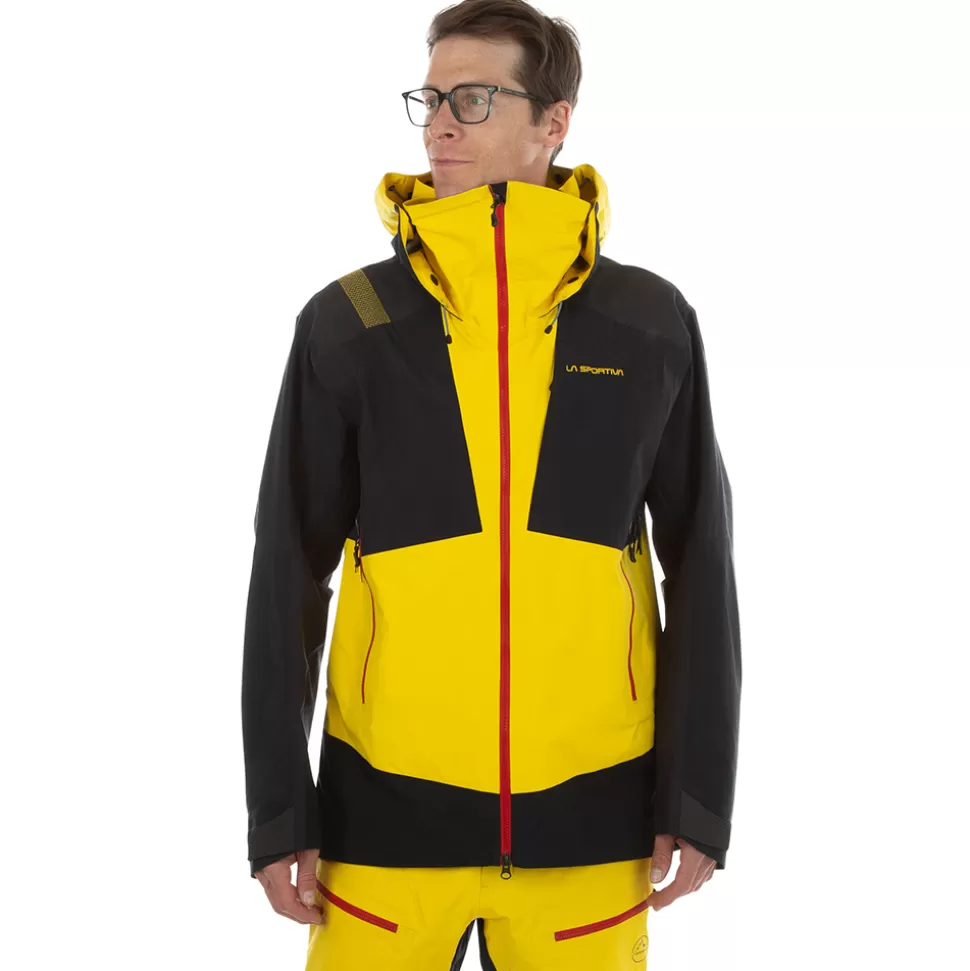 Jackets^La Sportiva SUPERCOULOIR GTX PRO JKT M Electric Blue/Sangria