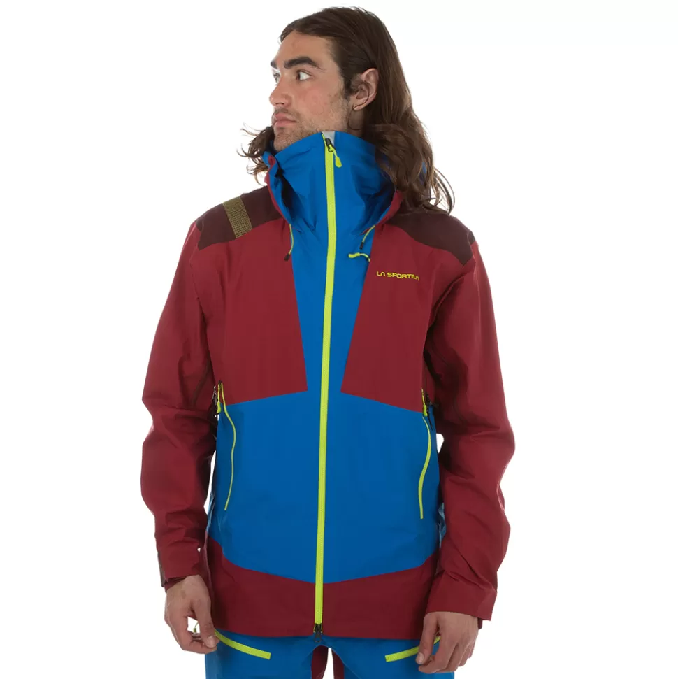 Jackets^La Sportiva SUPERCOULOIR GTX PRO JKT M Electric Blue/Sangria