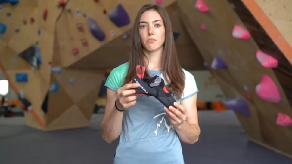 Climbing^La Sportiva THEORY WOMENS Black/Hibiscus