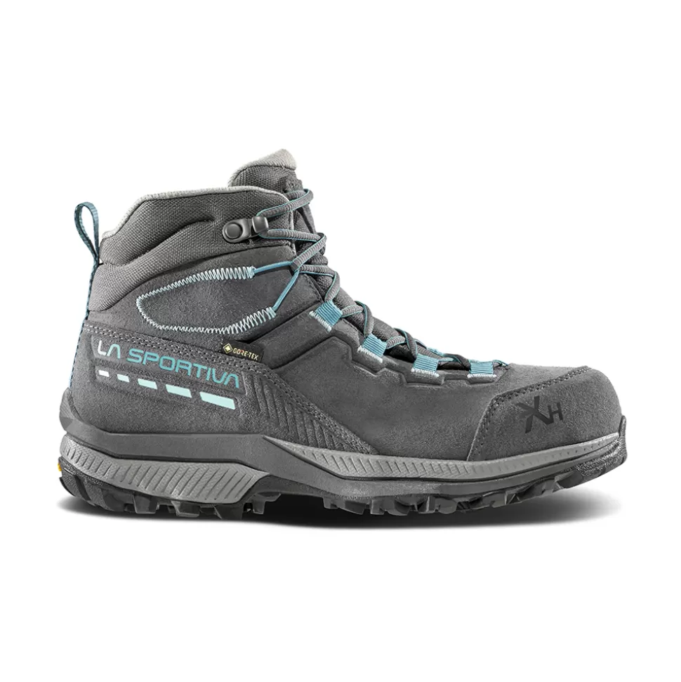 Hiking^La Sportiva TX HIKE MID LEATHER GTX WOMENS Carbon/Lagoon