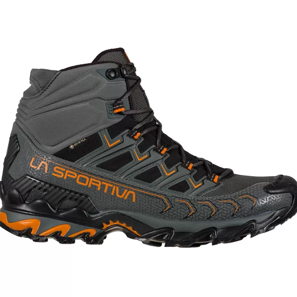 Sale | Hiking^La Sportiva ULTRA RAPTOR II MID WIDE GTX Carbon/Hawaiian Sun W